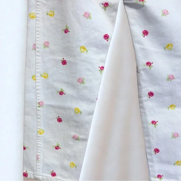 💝 Escada by Margareth Ley Vintage Floral Jeans- Rare 1980s/90s - Picture 9 of 12